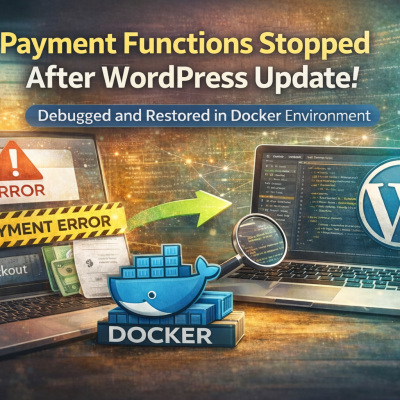 課題：数年ぶりにWordPressのバージョンを最新に更新したら決済機能が動かなくなった - 株式会社 アルフォ - 実例紹介